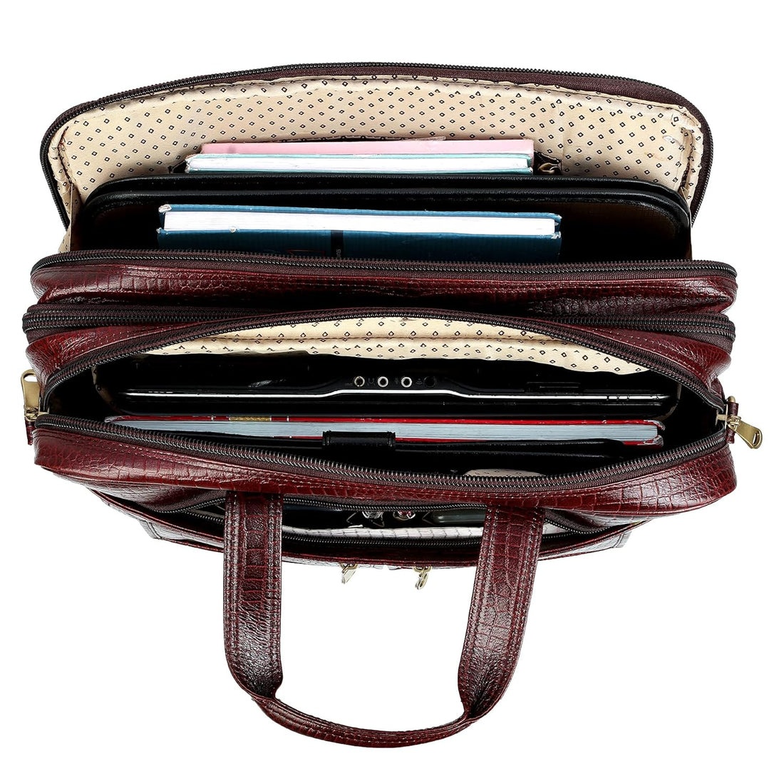 Leather Expandable Bag - Carry Grid