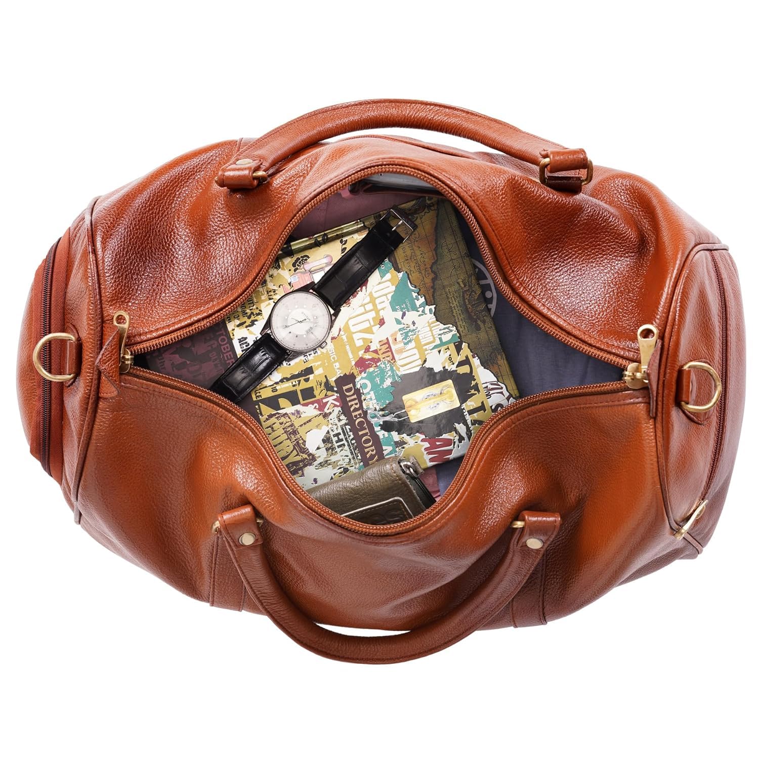 Leather Duffel Bag - Unknown