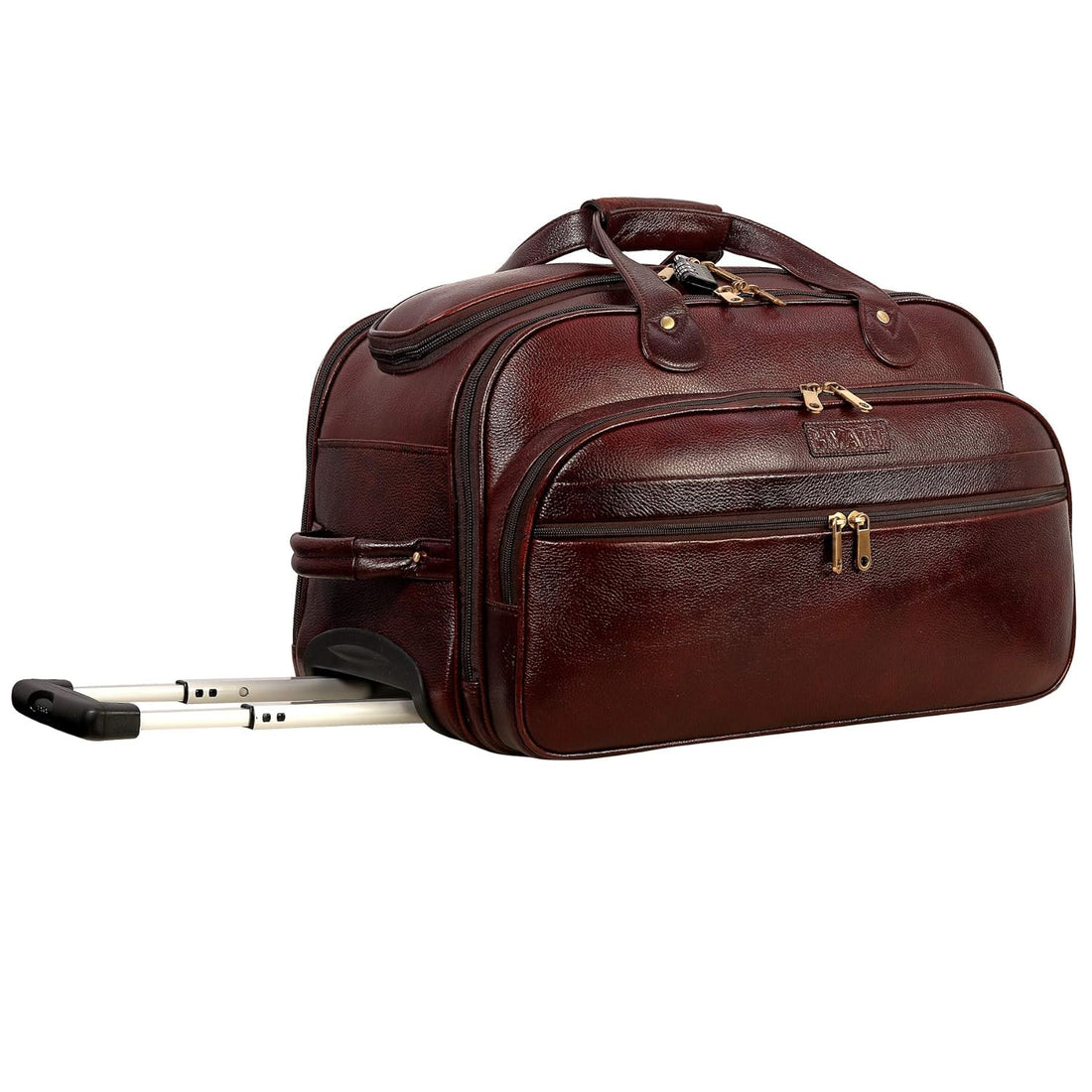 Leather Duffel Trolley - The Swift