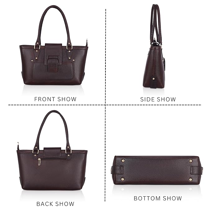 Leather Tote Bag - The Boat