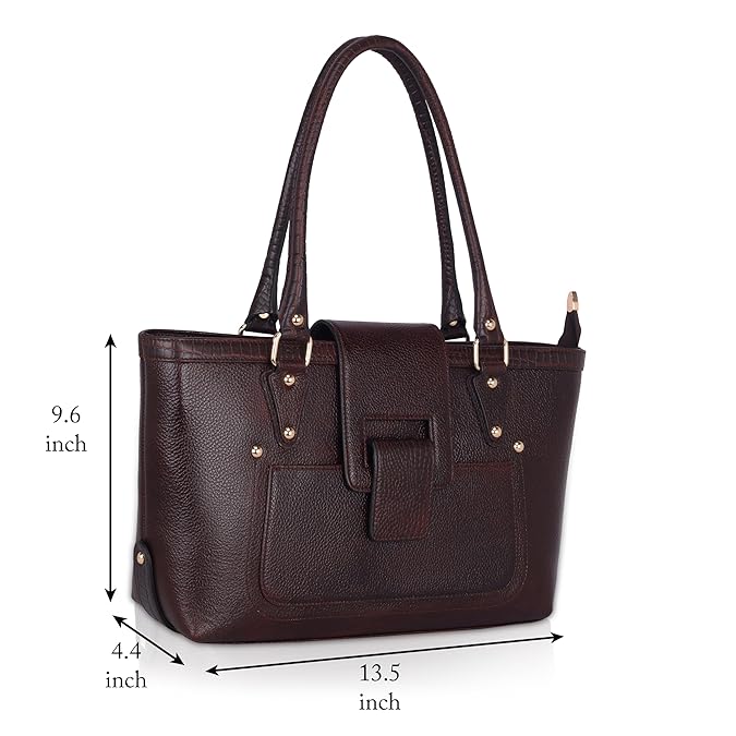 Leather Tote Bag - The Boat