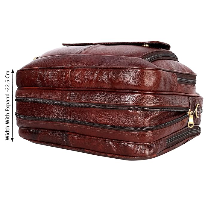 Leather Expandable Bags - TRAVELLER