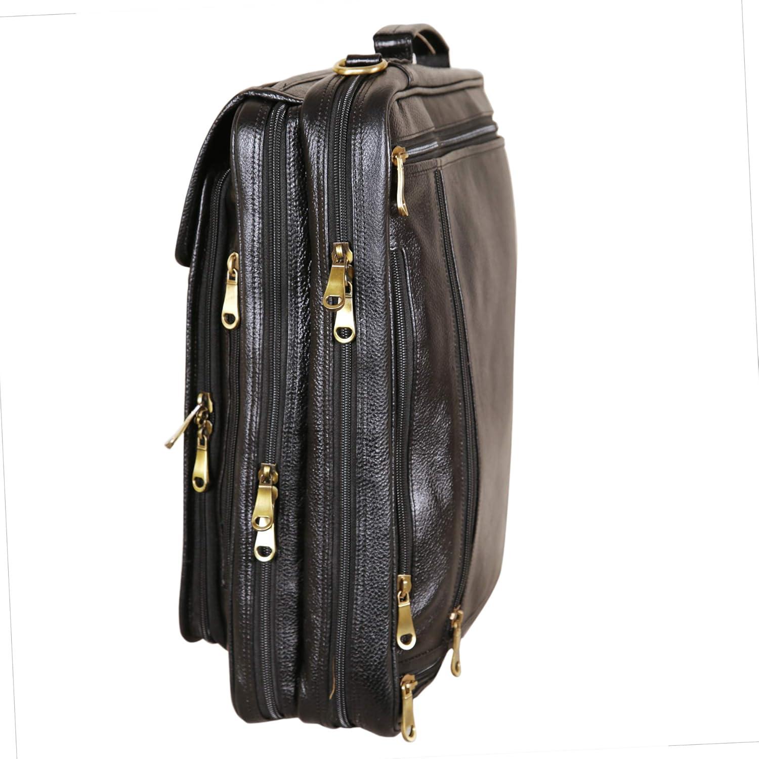 Leather Laptop Backpack Cum Office Bag - Convertible