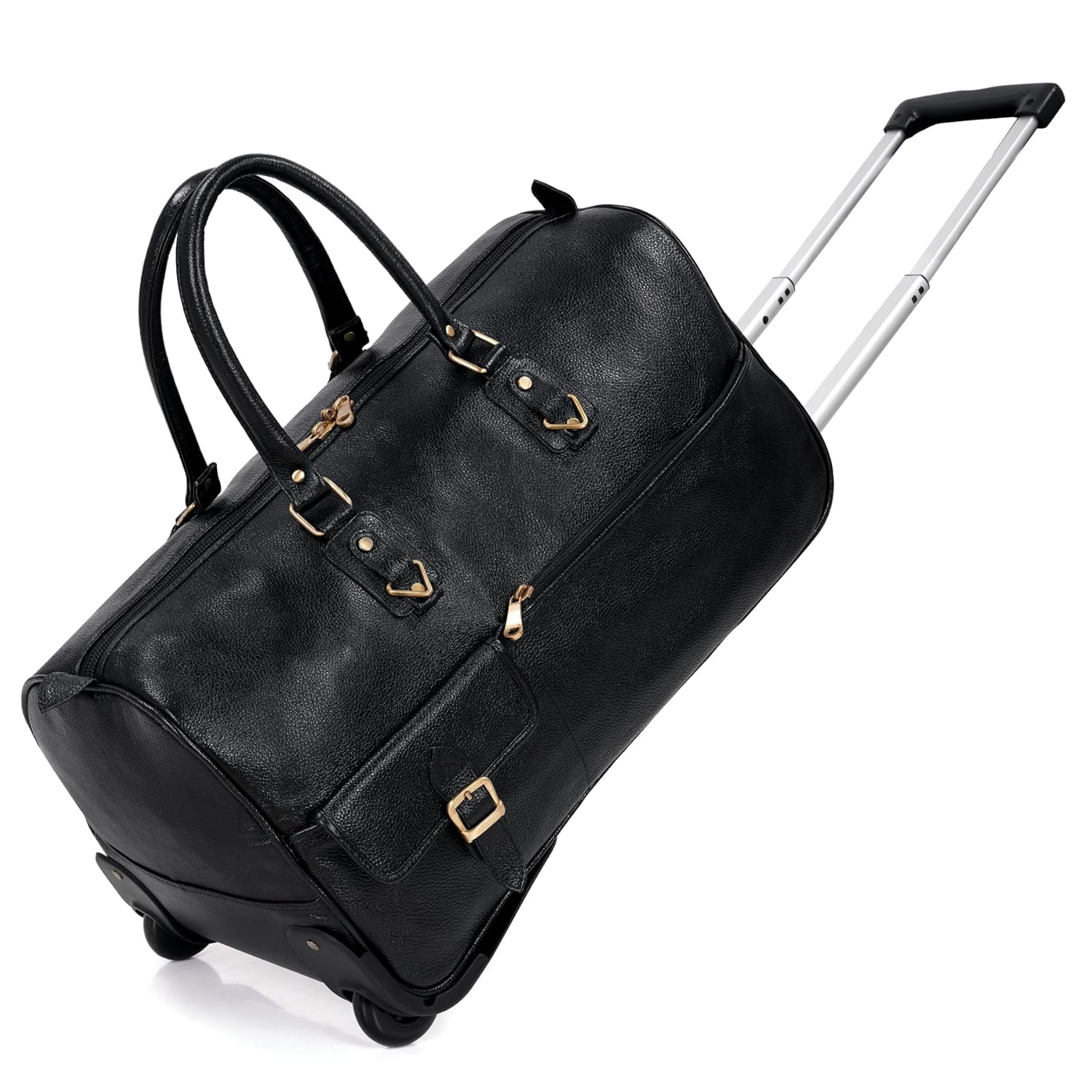 Leather Duffel Trolley - The Metropolis