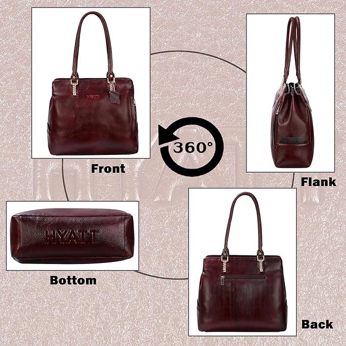 Leather Shoulder Bag - SIDE CHAIN