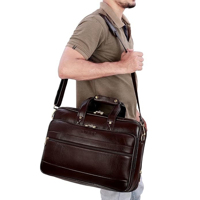 Leather Expandable Bag - Bold Vault