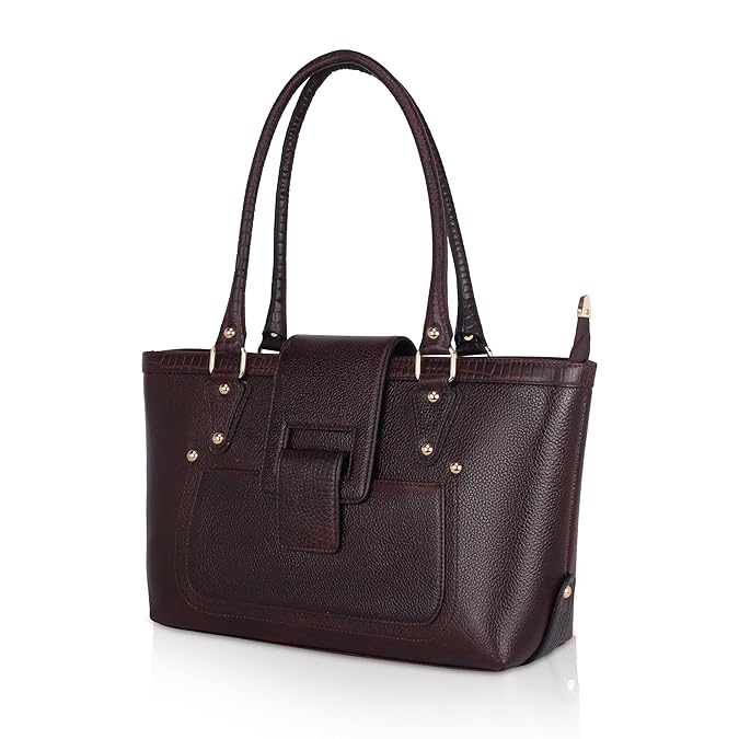 Leather Tote Bag - The Boat
