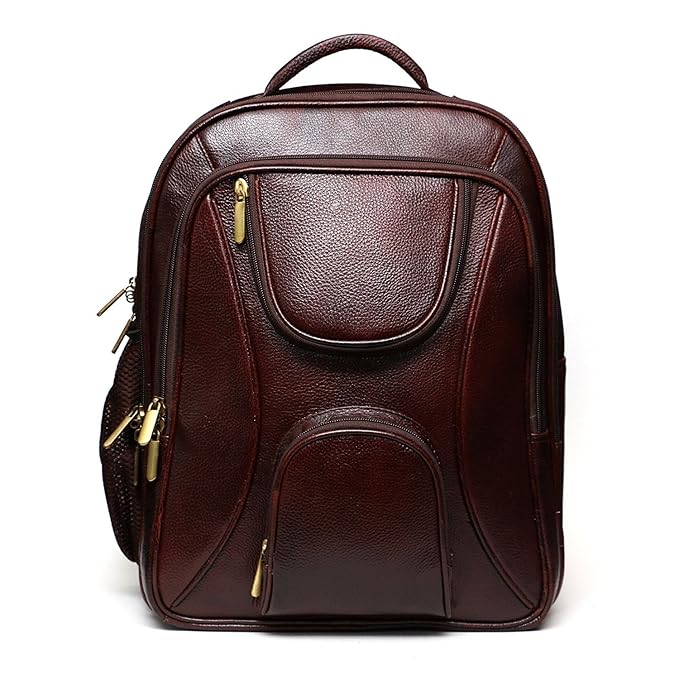 Leather Laptop Backpack - Twin Vault