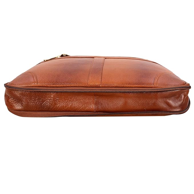 Leather Laptop Bag - The Expandable