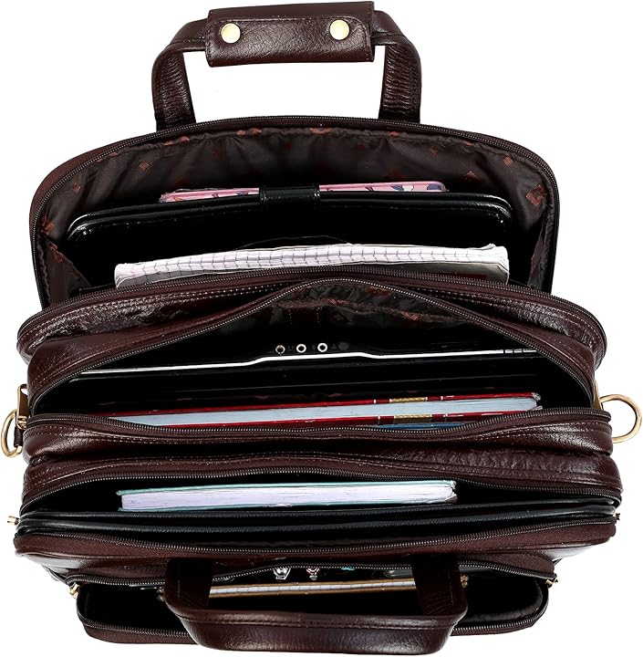 Leather Office Bag - Moochies