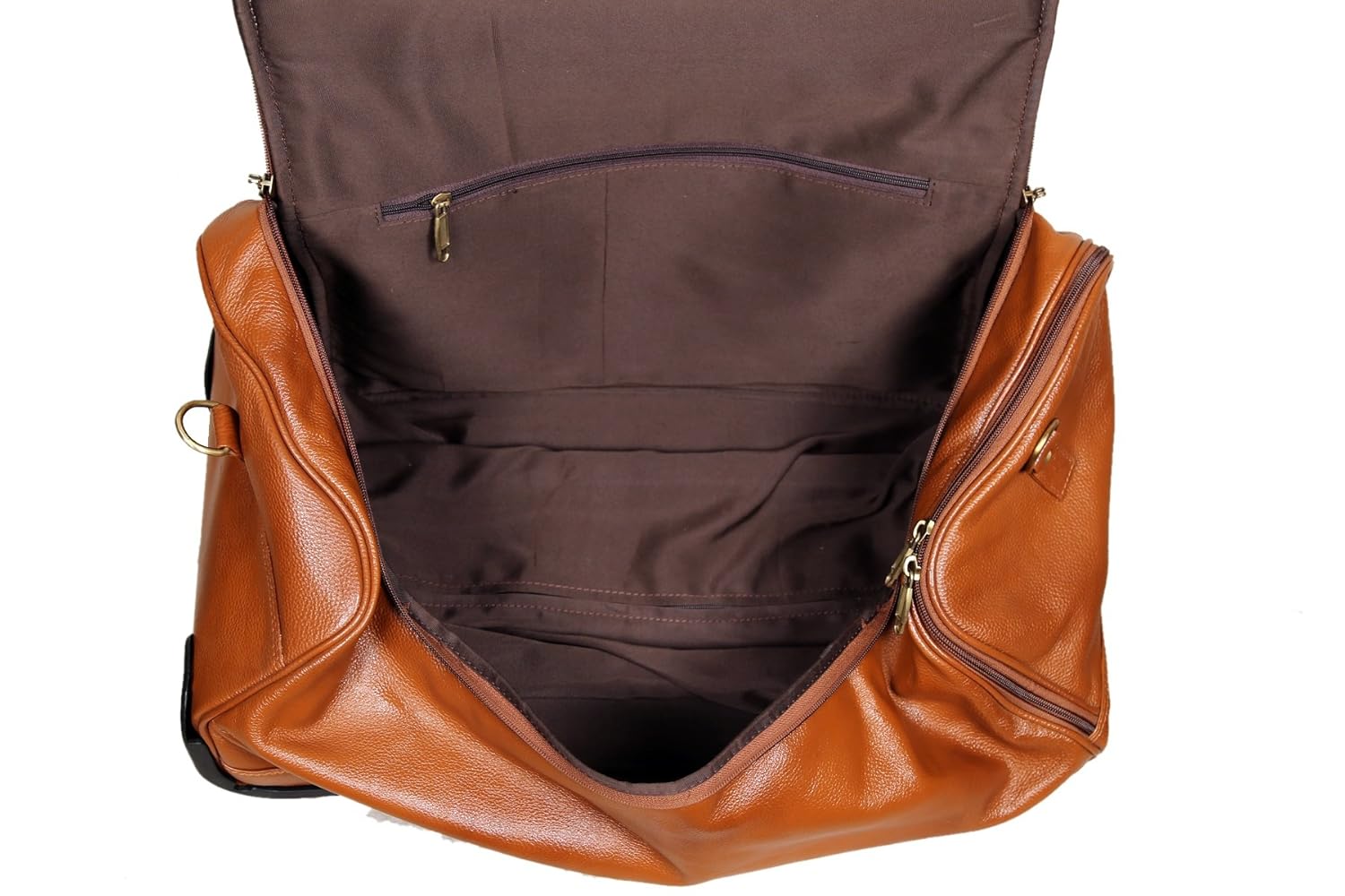 Leather Duffel Trolley - The Weekender