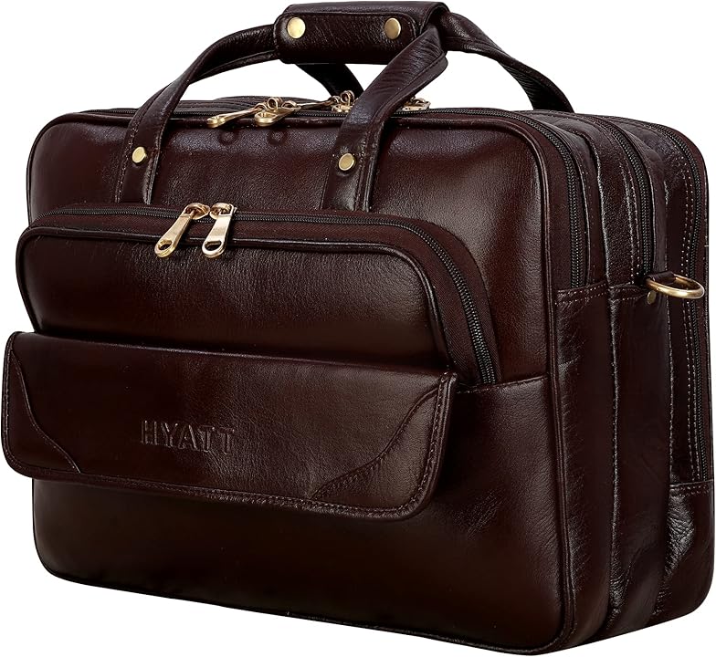 Leather Office Bag - Moochies