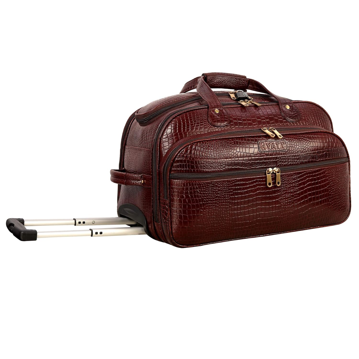 Leather Duffel Trolley - The Swift