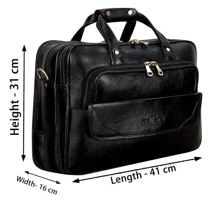 Leather Office Bag - Moochies