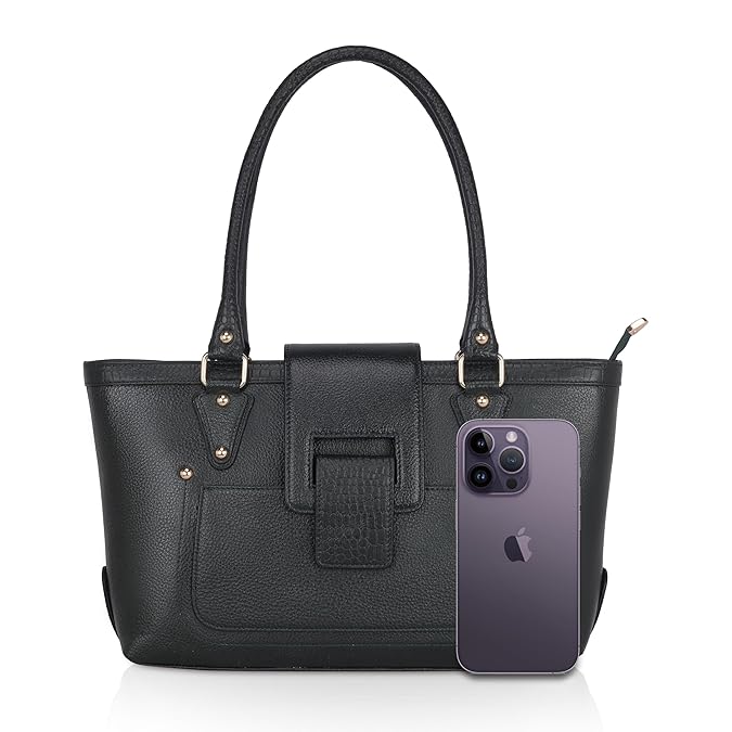 Leather Tote Bag - The Boat