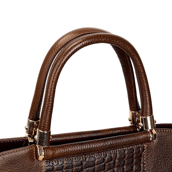 Leather Satchel Handbag - Zik Zak