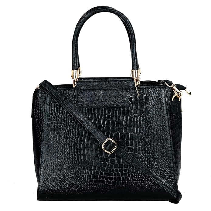 Croco Leather Handbag - MULBERRY