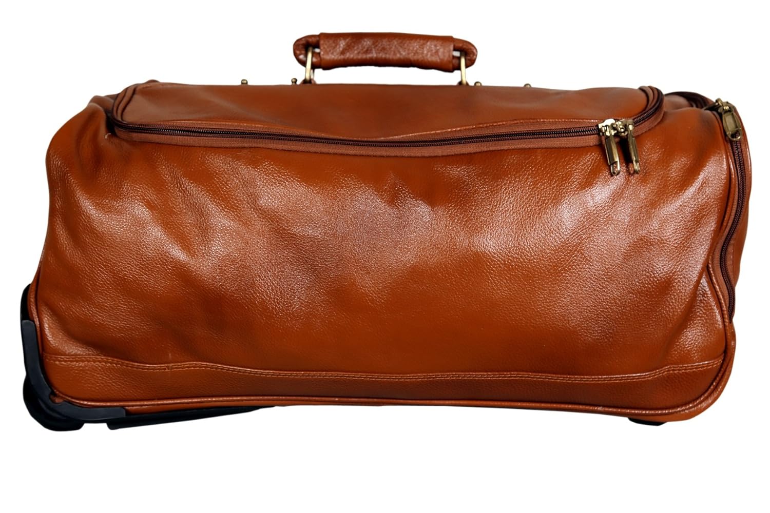 Leather Duffel Trolley - The Weekender