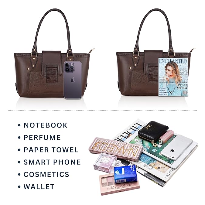 Leather Tote Bag - The Boat