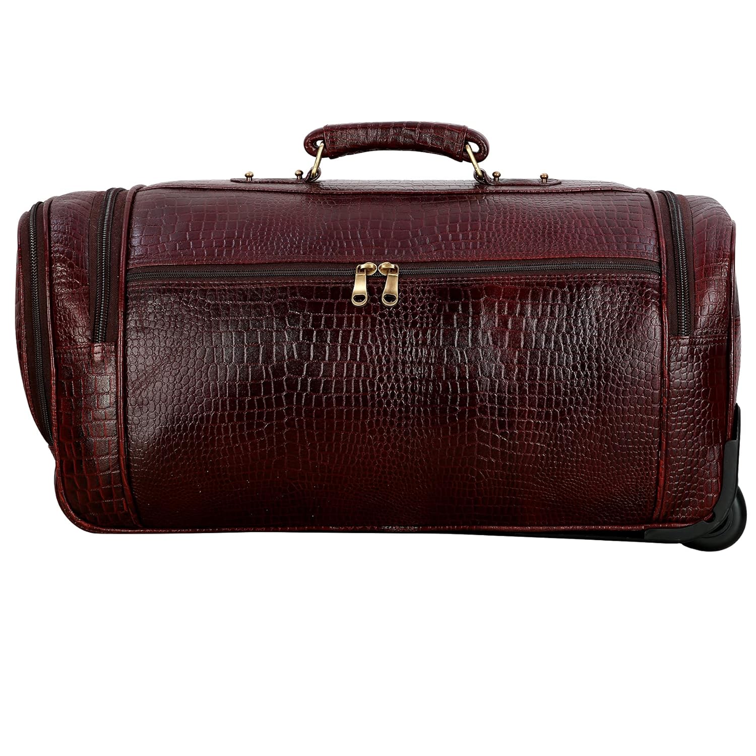 Leather Duffel Trolley - The Weekender