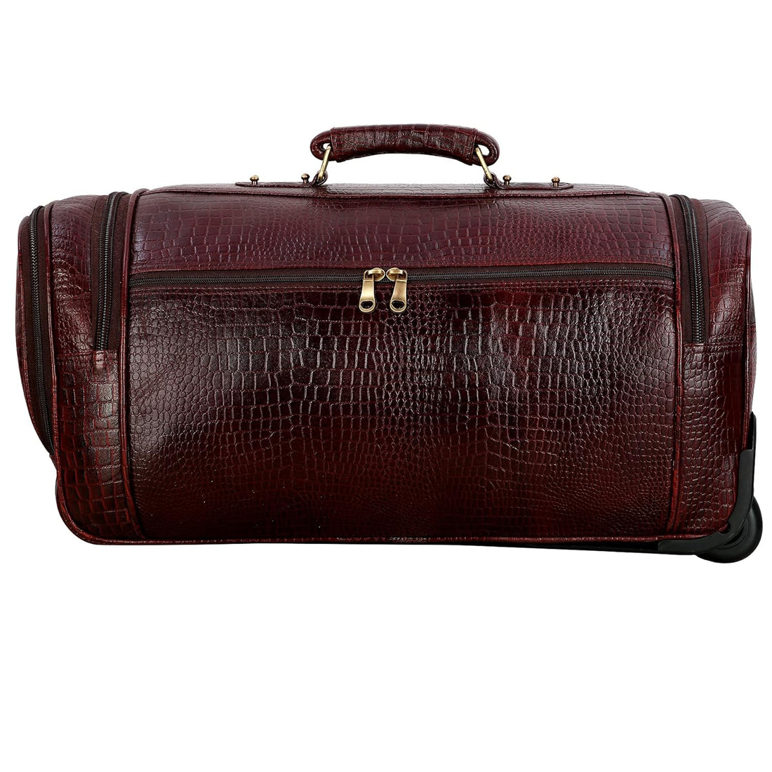 Leather Duffel Trolley - The Weekender