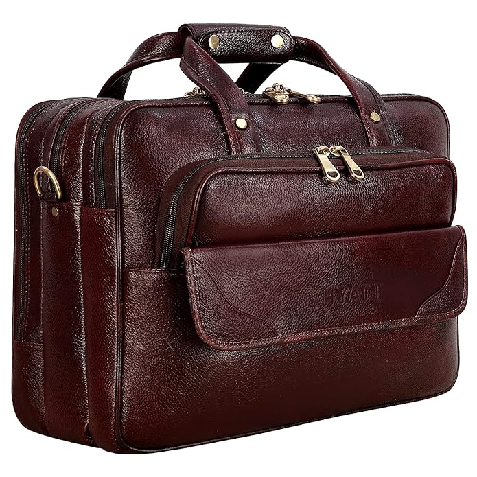 Leather Office Bag - Moochies