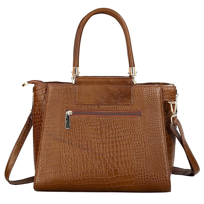 Croco Leather Handbag - MULBERRY