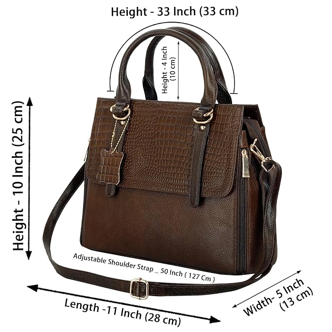 Leather Handbag For Women - MK