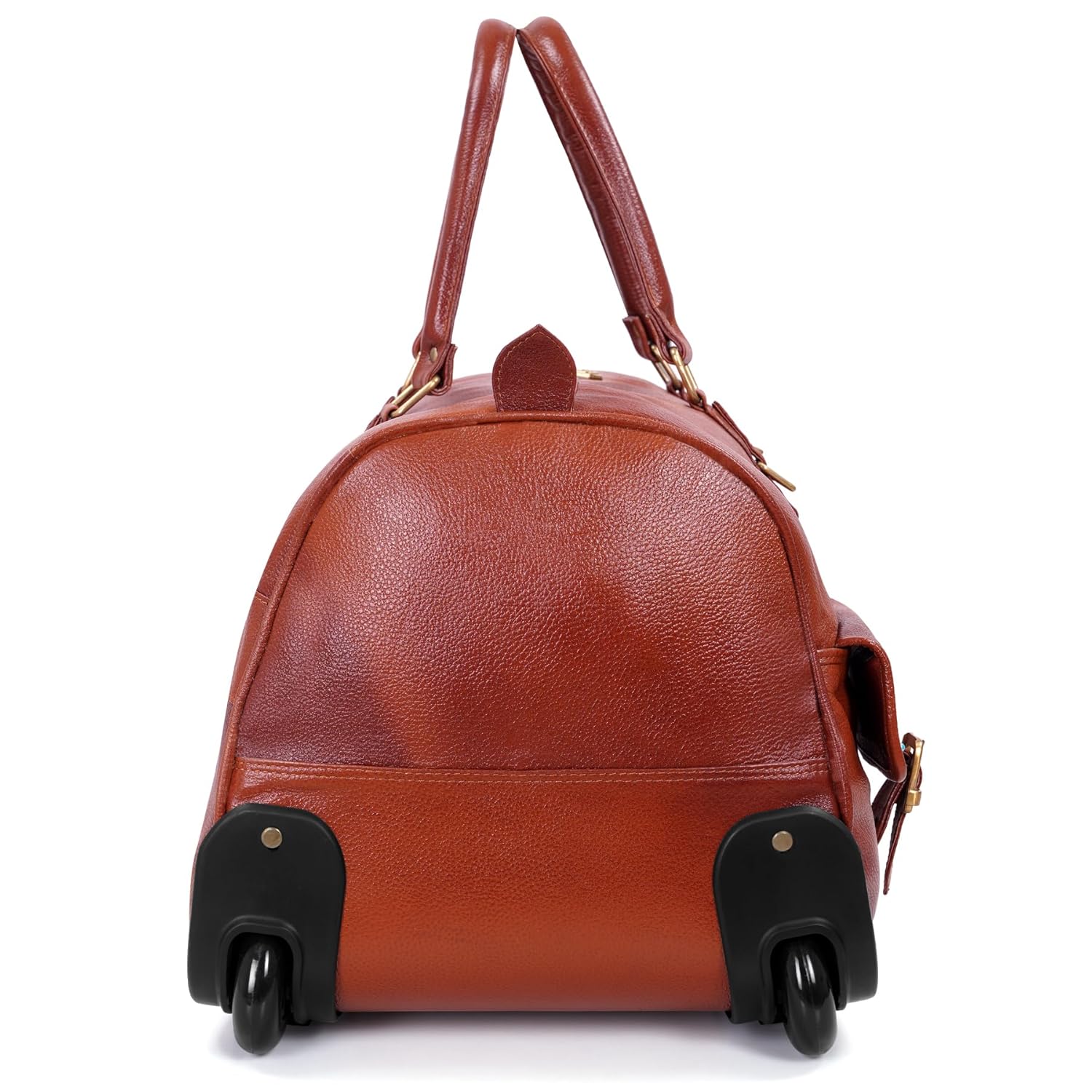 Leather Duffel Trolley - The Metropolis