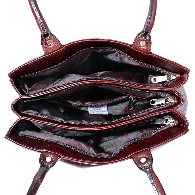 Leather Shoulder Bag - SIDE CHAIN