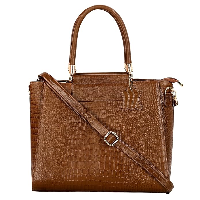 Croco Leather Handbag - MULBERRY