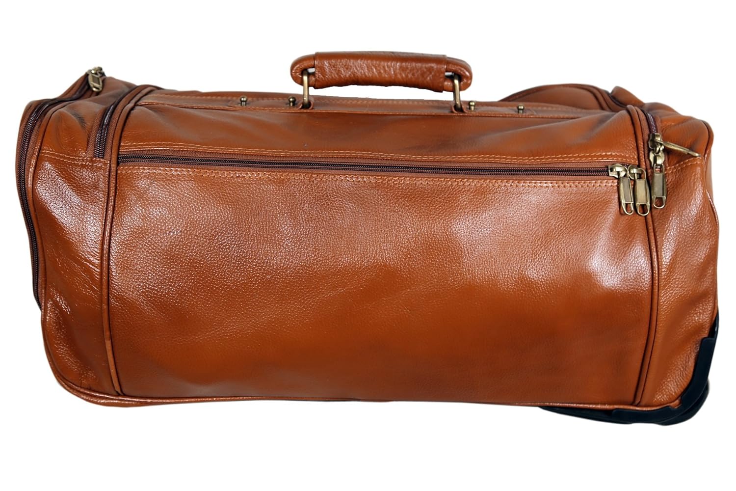 Leather Duffel Trolley - The Weekender