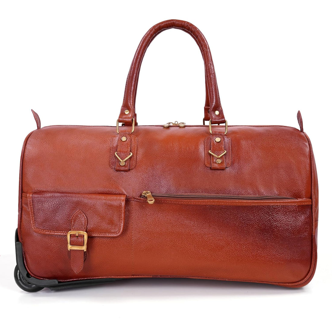 Leather Duffel Trolley - The Metropolis
