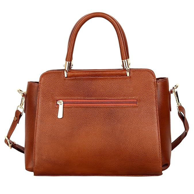 Leather Satchel Handbag - Zik Zak