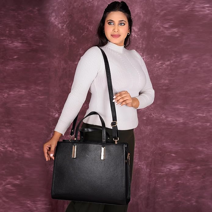 Leather Laptop Tote Bag - Boxa