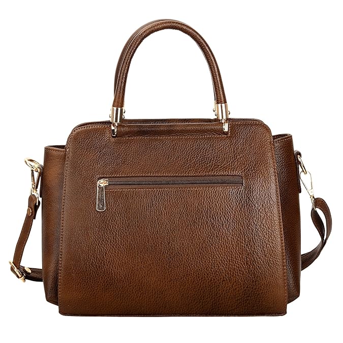 Leather Satchel Handbag - Zik Zak