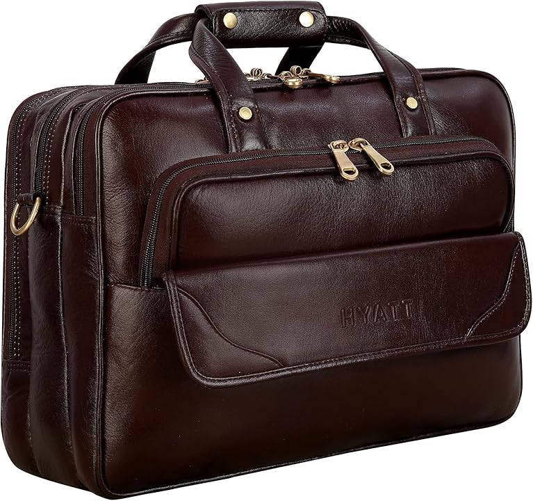 Leather Office Bag - Moochies