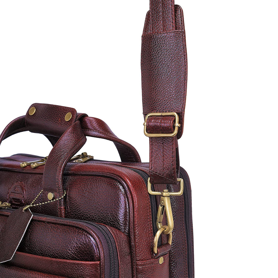 16 Inch Men's Leather Briefcase Bags