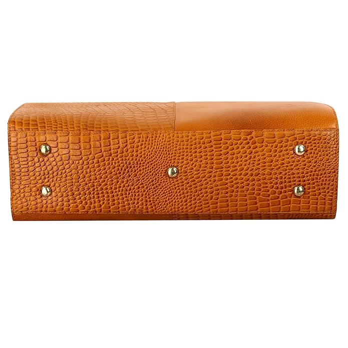 Leather Laptop Tote Bag - Modern Maven