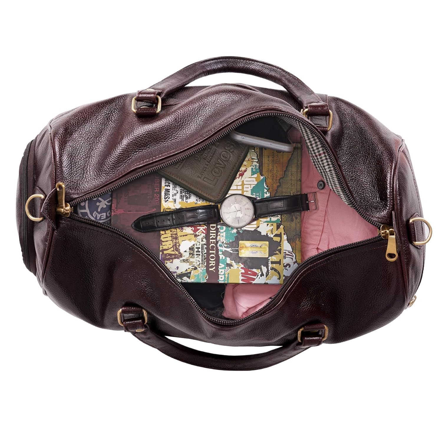 Leather Duffel Bag - Unknown