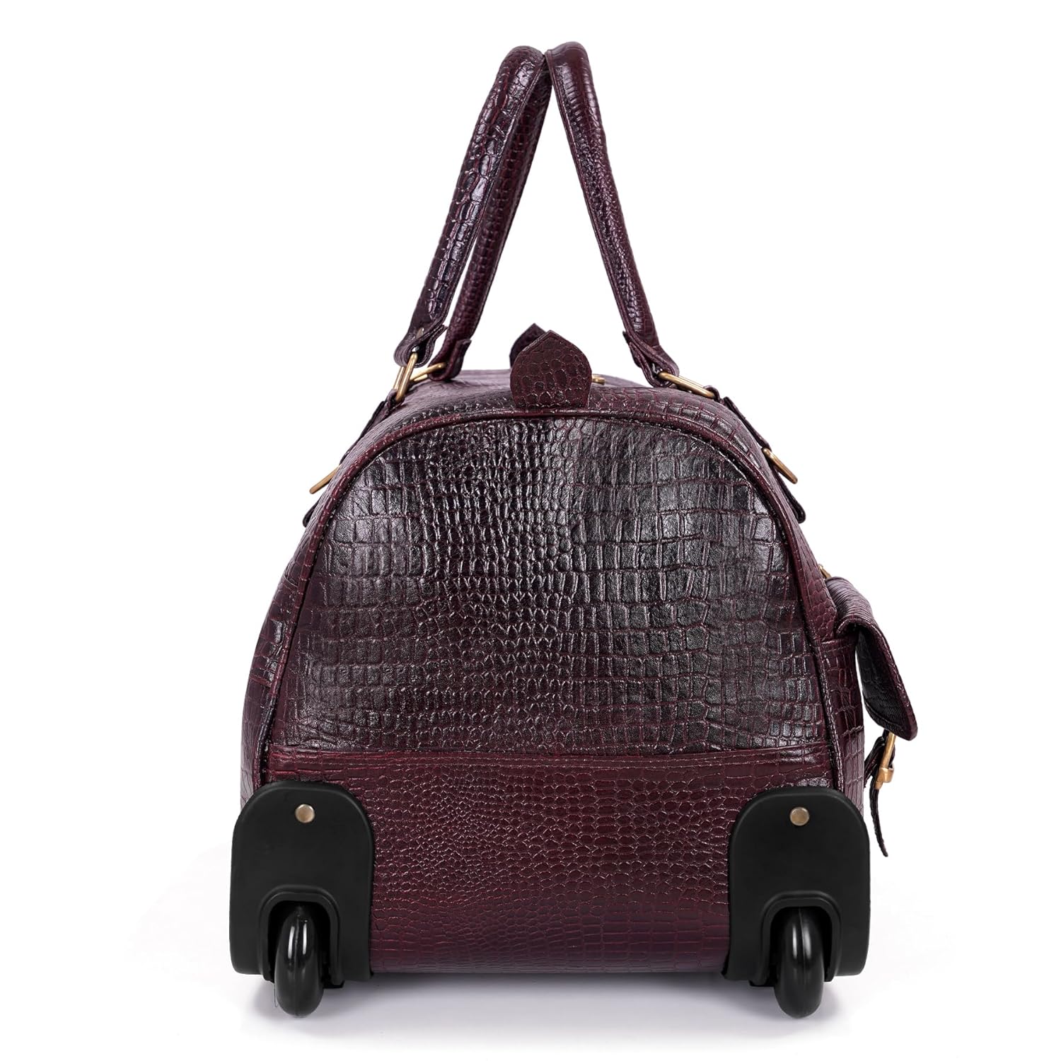 Leather Duffel Trolley - The Metropolis
