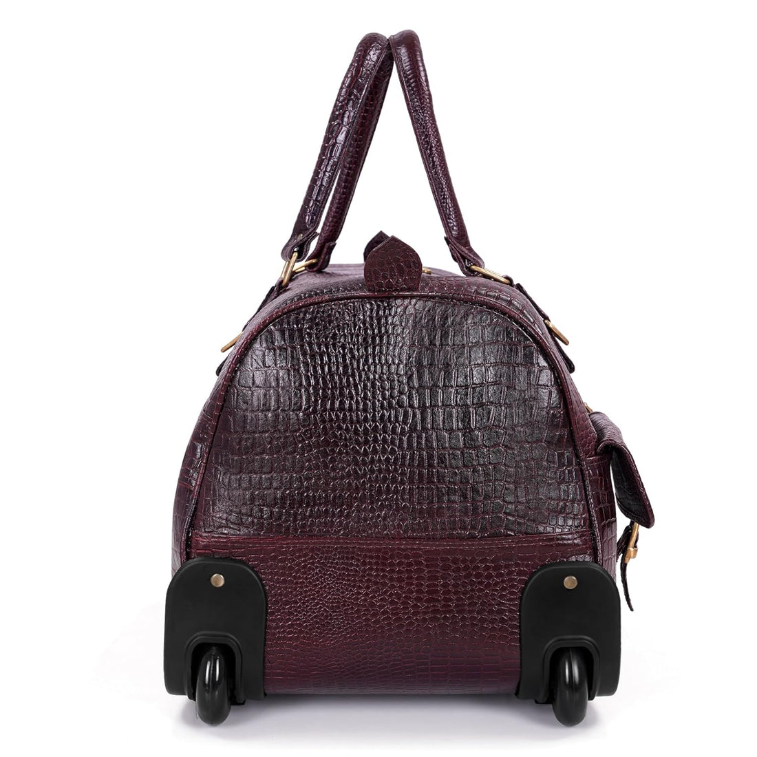 Leather Duffel Trolley - The Metropolis