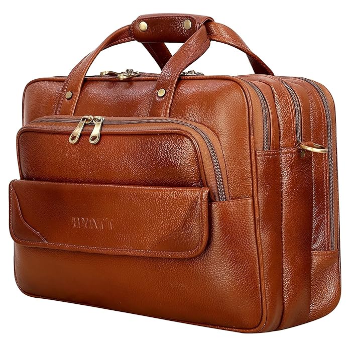 Leather Office Bag - Moochies
