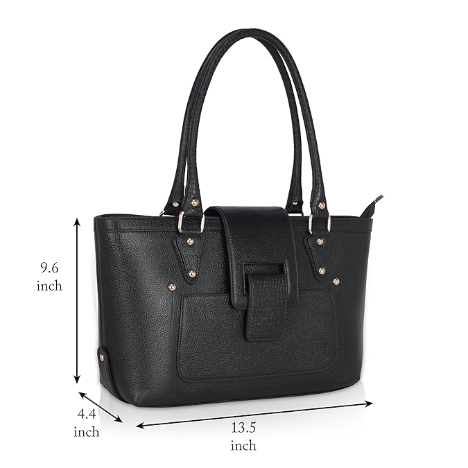Leather Tote Bag - The Boat