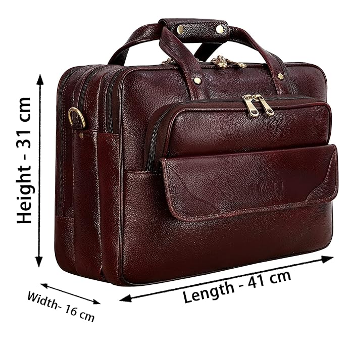 Leather Office Bag - Moochies