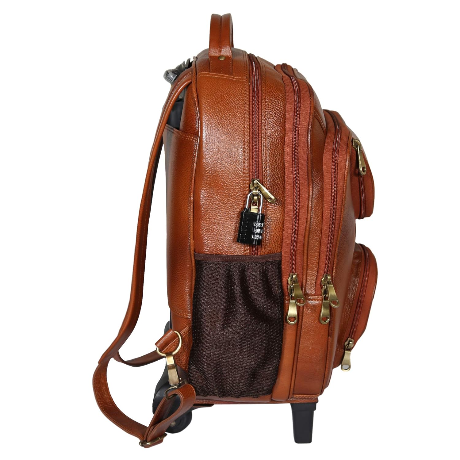 Leather Backpack Trolley - Metro Roller