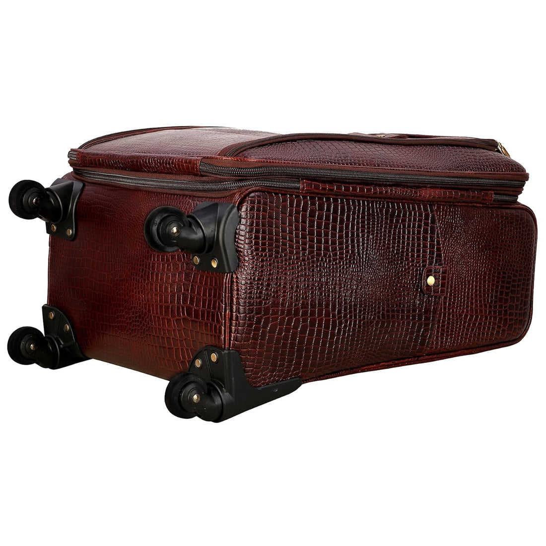 Leather Trolley Bag - The Voyager
