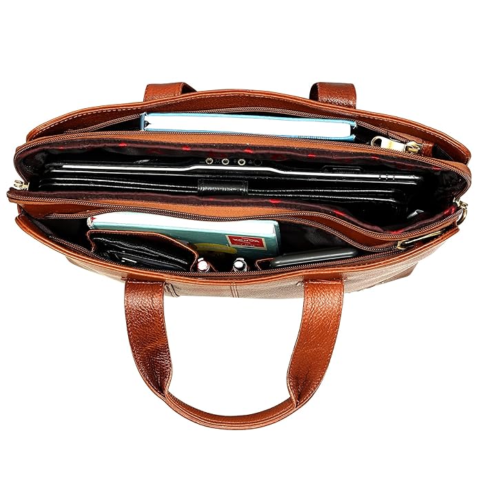 Leather Messenger Bag - ESBEDA