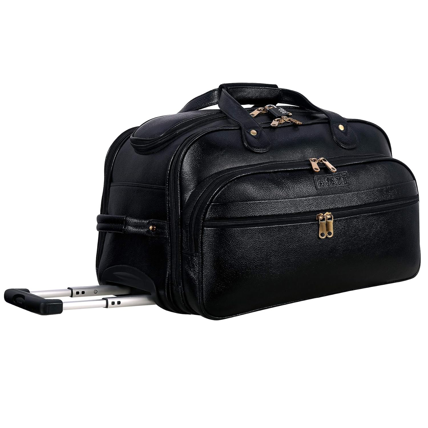 Leather Duffel Trolley - The Swift