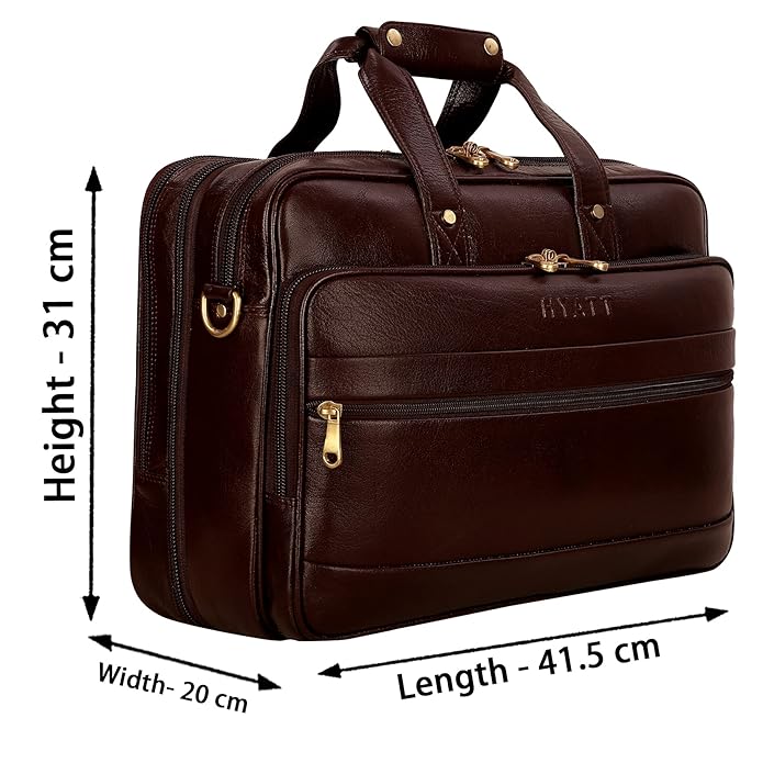 Leather Expandable Bag - Bold Vault